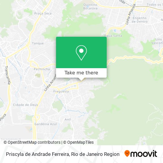 Priscyla de Andrade Ferreira map