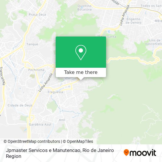 Mapa Jpmaster Servicos e Manutencao