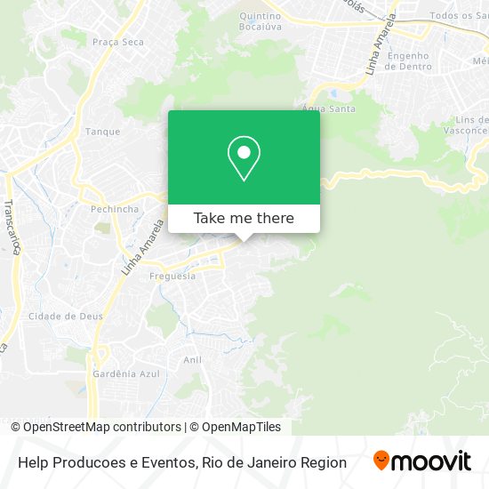 Help Producoes e Eventos map