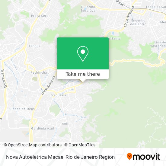 Mapa Nova Autoeletrica Macae