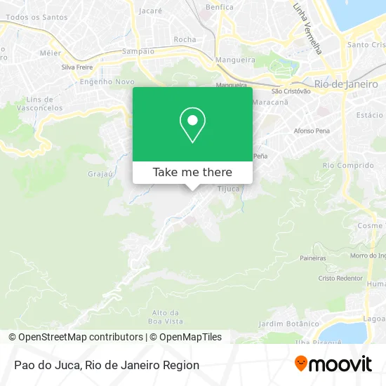 Pao do Juca map