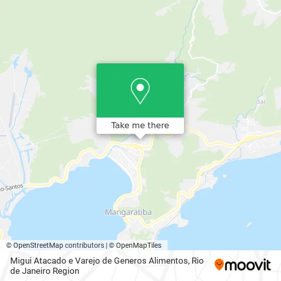 Migui Atacado e Varejo de Generos Alimentos map