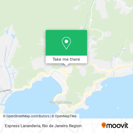 Express Lavanderia map