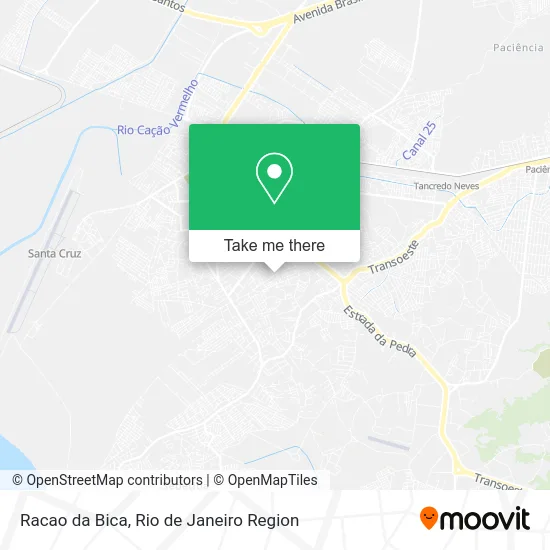 Racao da Bica map