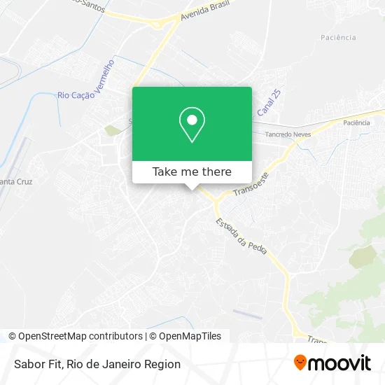 Sabor Fit map