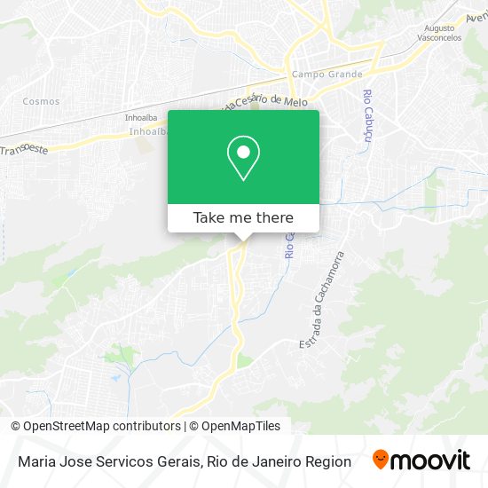 Mapa Maria Jose Servicos Gerais