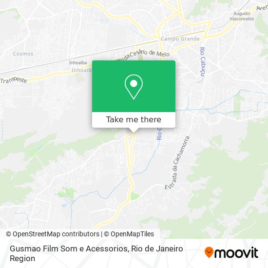 Mapa Gusmao Film Som e Acessorios