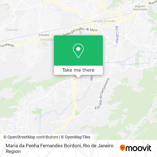 Maria da Penha Fernandes Bordoni map