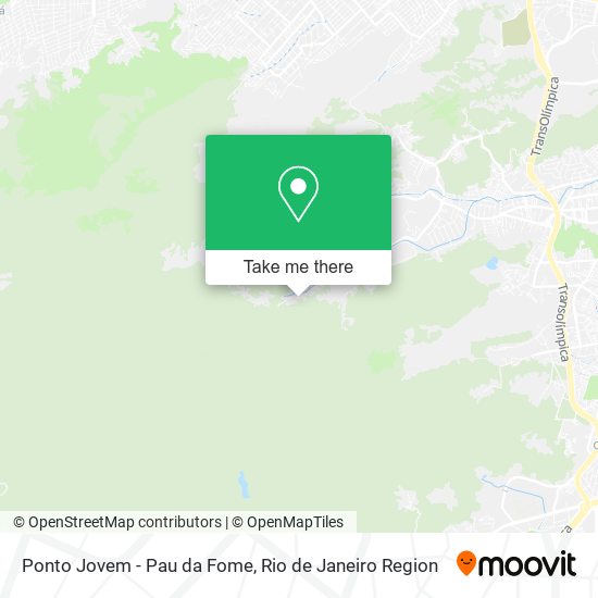 Mapa Ponto Jovem - Pau da Fome