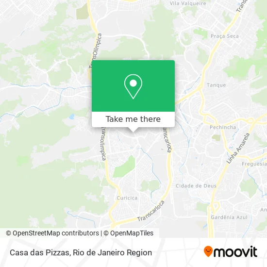 Casa das Pizzas map
