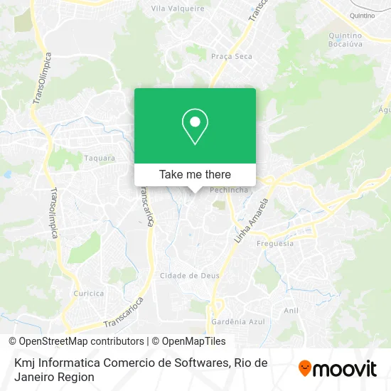 Kmj Informatica Comercio de Softwares map
