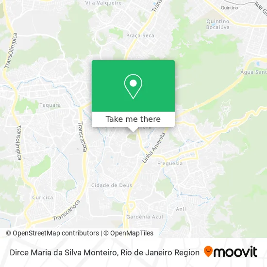 Dirce Maria da Silva Monteiro map