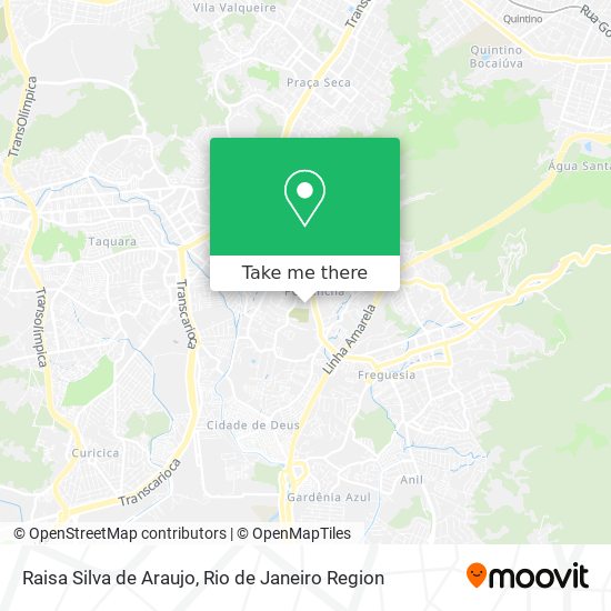 Raisa Silva de Araujo map