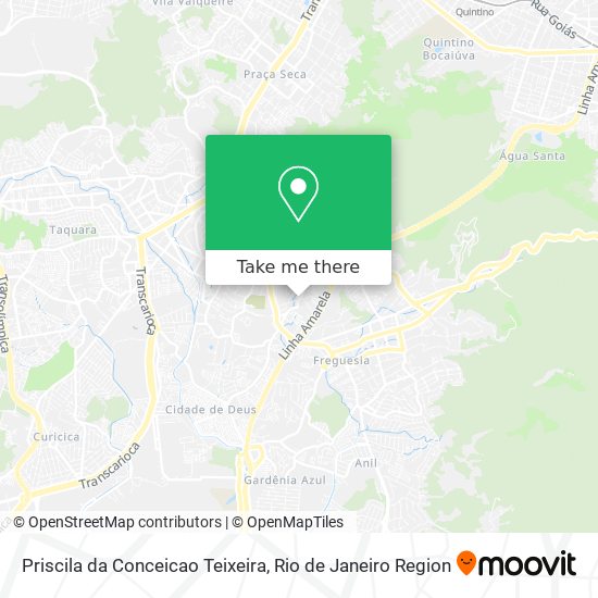 Priscila da Conceicao Teixeira map