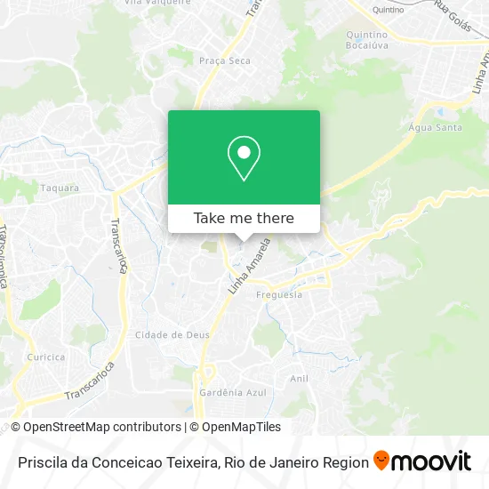 Priscila da Conceicao Teixeira map
