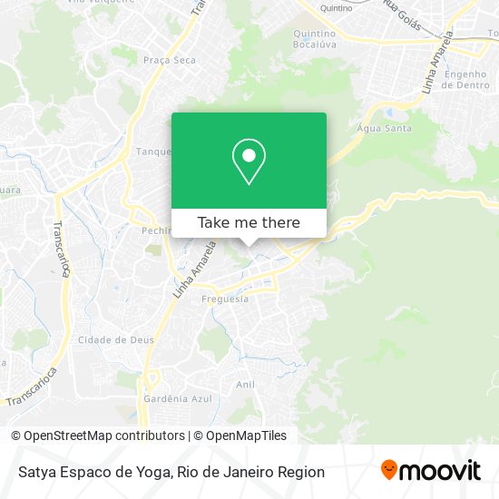 Satya Espaco de Yoga map