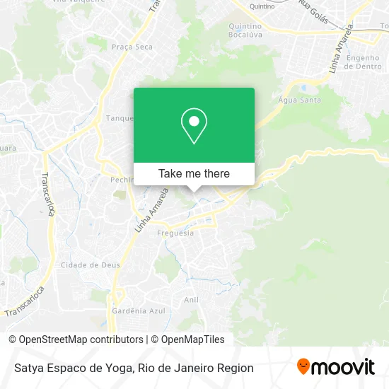 Satya Espaco de Yoga map