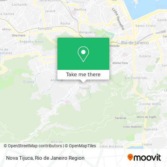 Nova Tijuca map