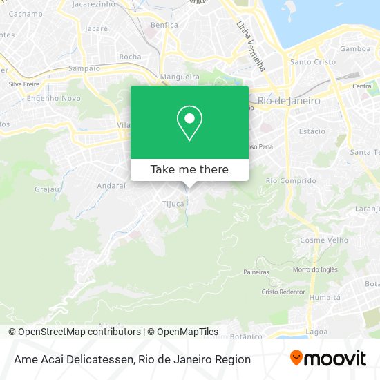 Ame Acai Delicatessen map