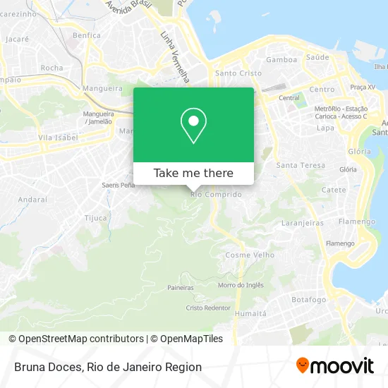 Bruna Doces map
