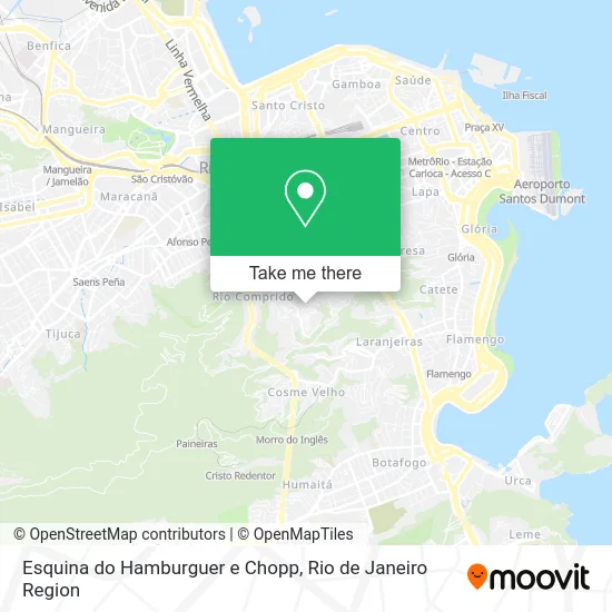 Esquina do Hamburguer e Chopp map