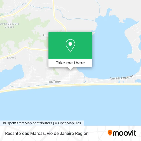 Recanto das Marcas map