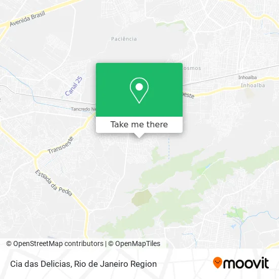Cia das Delicias map