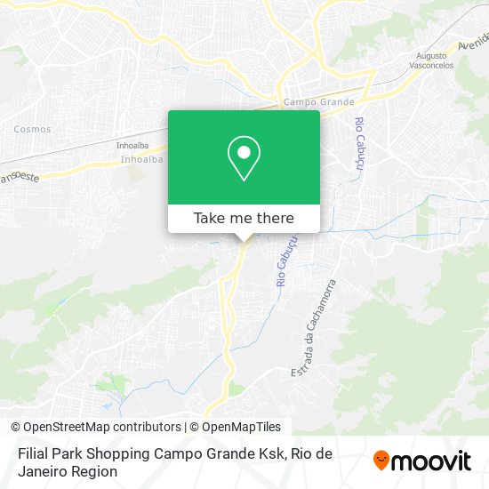 Mapa Filial Park Shopping Campo Grande Ksk