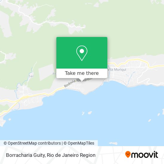 Borracharia Guity map