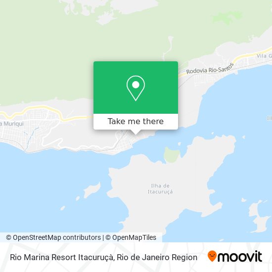 Mapa Rio Marina Resort Itacuruçà