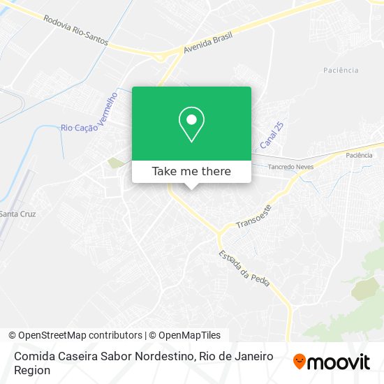 Comida Caseira Sabor Nordestino map