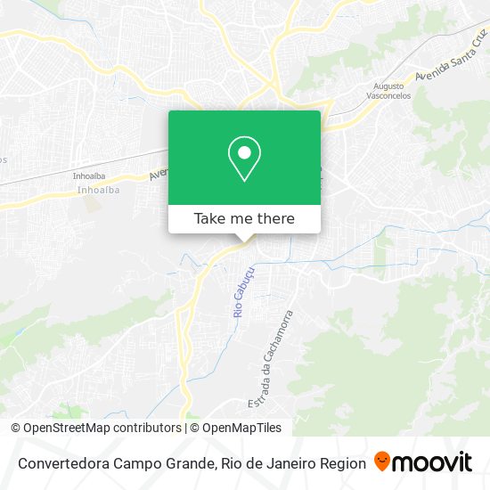 Convertedora Campo Grande map