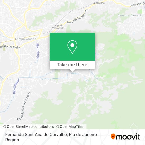 Fernanda Sant Ana de Carvalho map