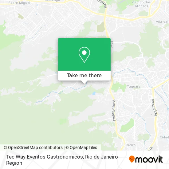 Tec Way Eventos Gastronomicos map