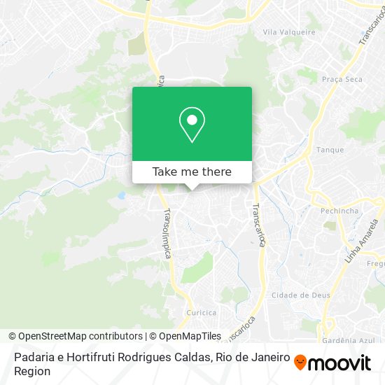 Padaria e Hortifruti Rodrigues Caldas map