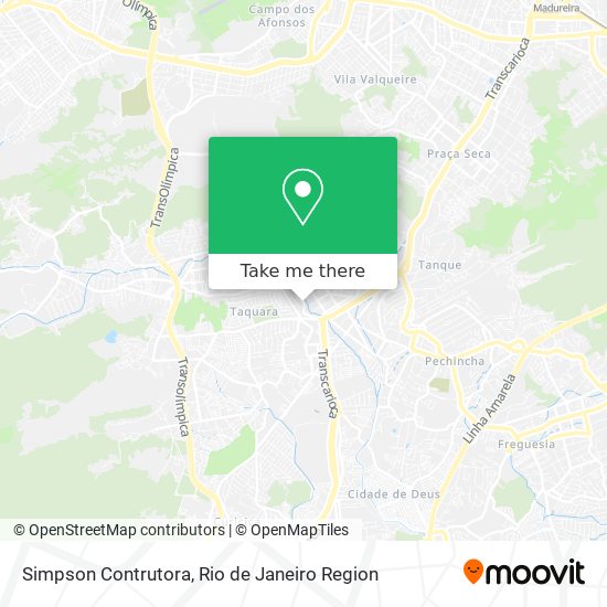 Simpson Contrutora map