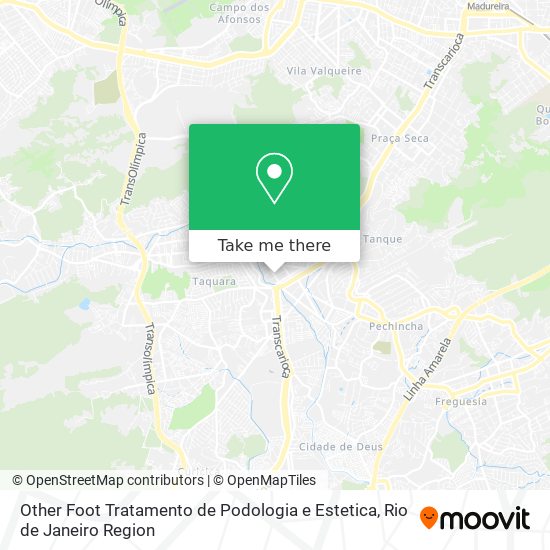 Mapa Other Foot Tratamento de Podologia e Estetica