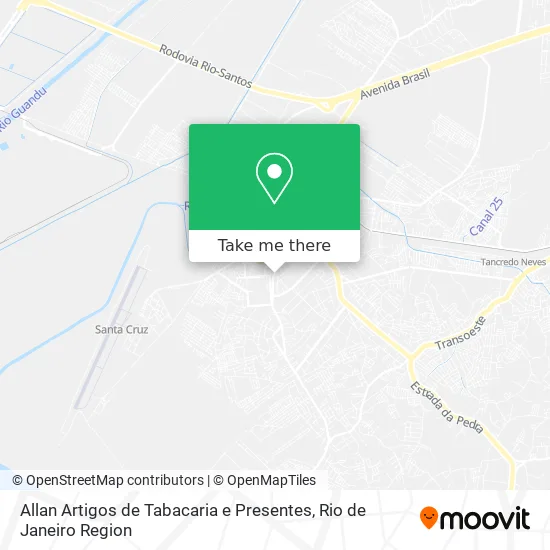 Allan Artigos de Tabacaria e Presentes map