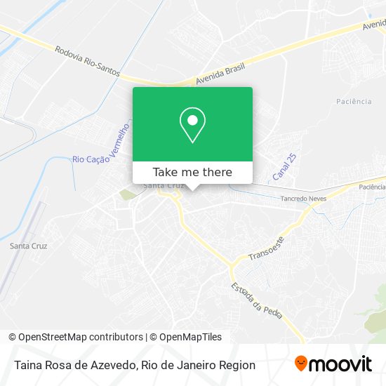 Taina Rosa de Azevedo map