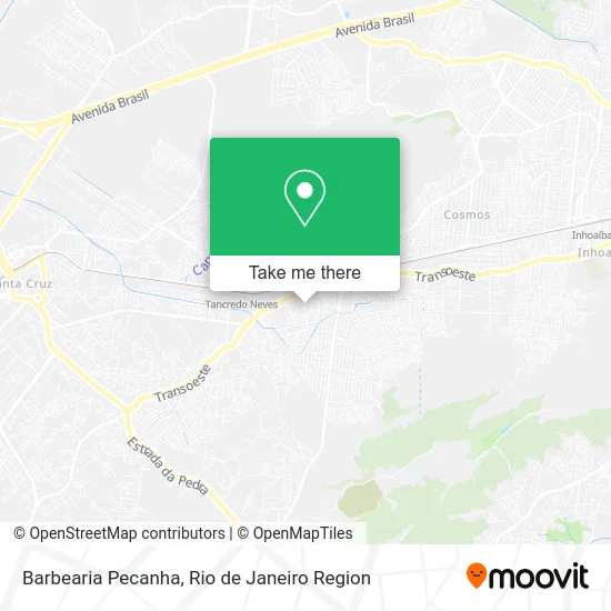 Barbearia Pecanha map