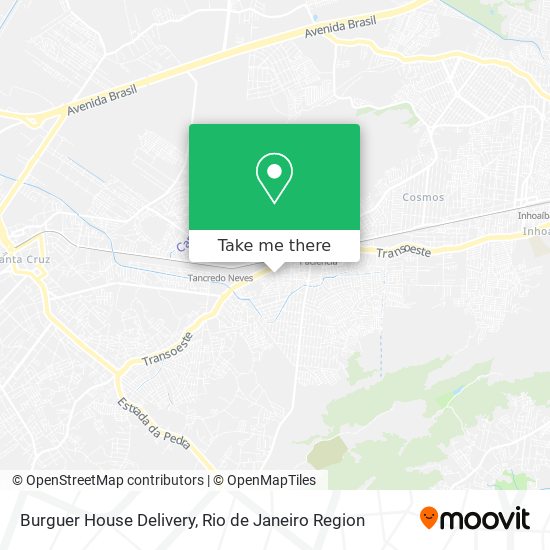 Burguer House Delivery map