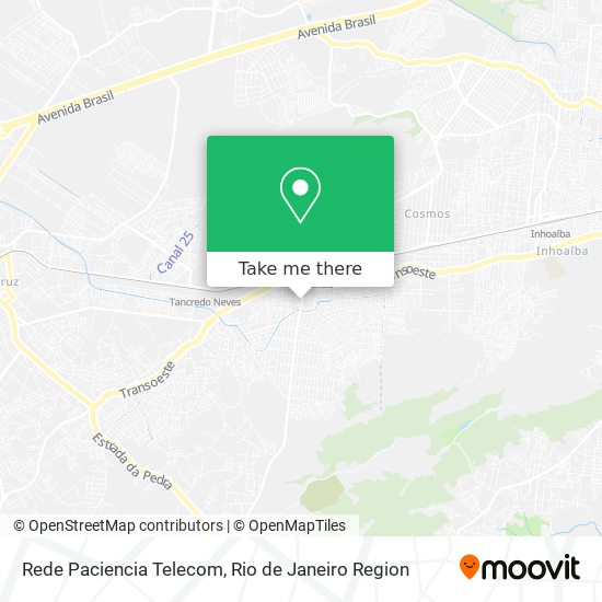 Rede Paciencia Telecom map