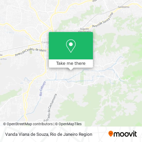 Vanda Viana de Souza map