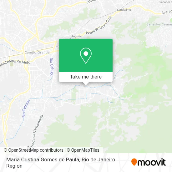 Maria Cristina Gomes de Paula map