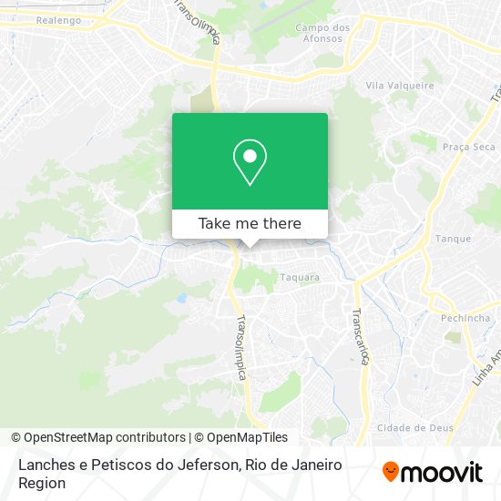 Lanches e Petiscos do Jeferson map