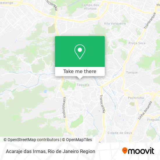 Acaraje das Irmas map