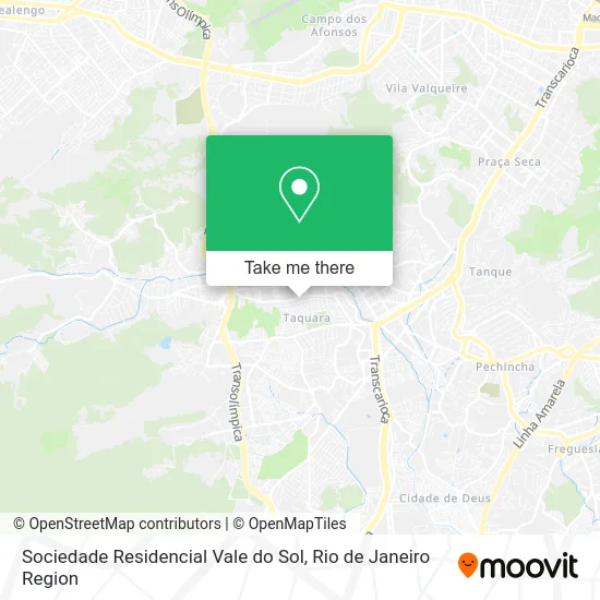 Sociedade Residencial Vale do Sol map