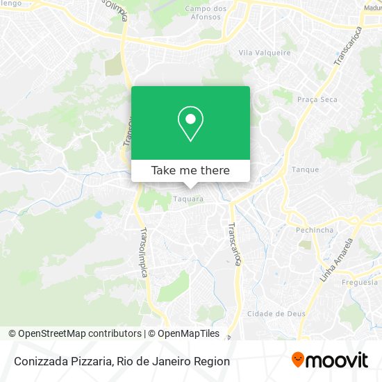 Conizzada Pizzaria map