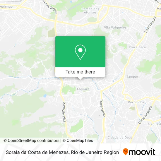 Soraia da Costa de Menezes map