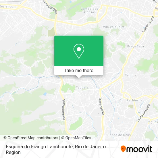 Esquina do Frango Lanchonete map